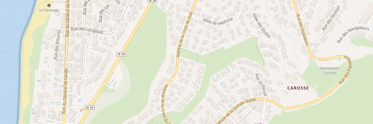 Plan du 55 Av de la Croix du Sud à Saint-Paul