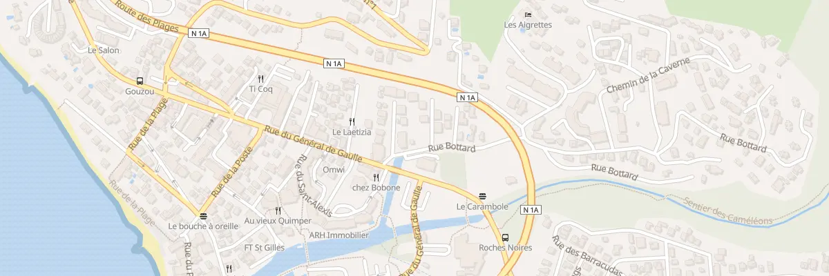Plan du 5 Rue Bottard à Saint-Paul