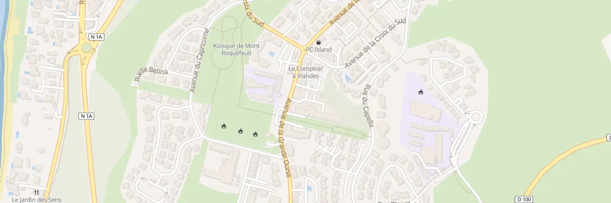 Plan du 93 Av de la Grande Ourse à Saint-Paul