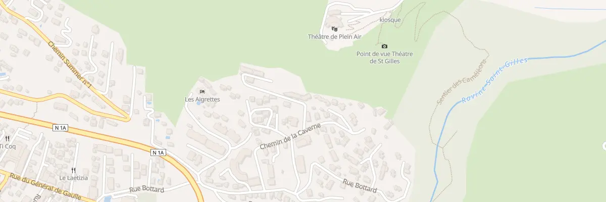 Plan du 33 Che de la Caverne à Saint-Paul