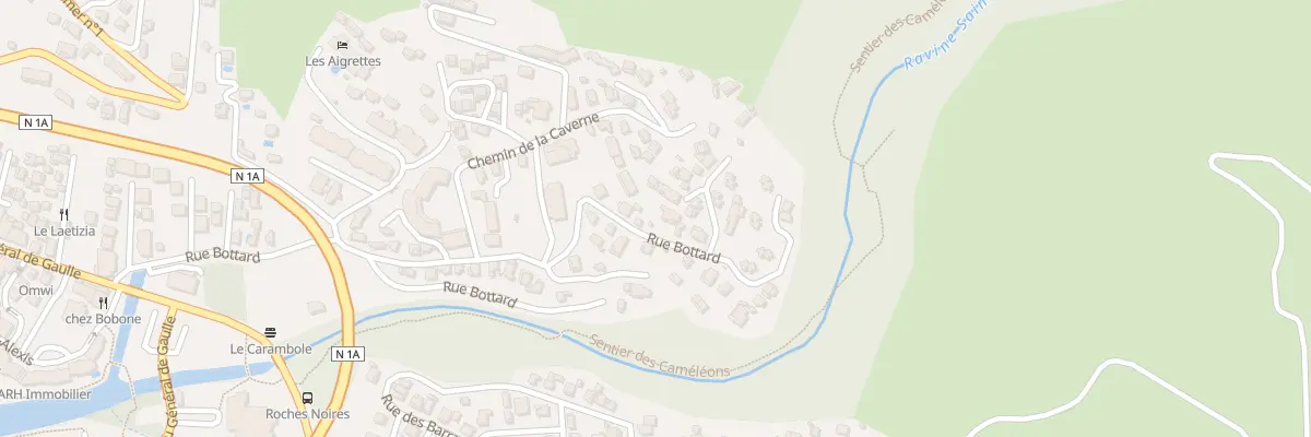 Plan du 65 Che Bottard à Saint-Paul