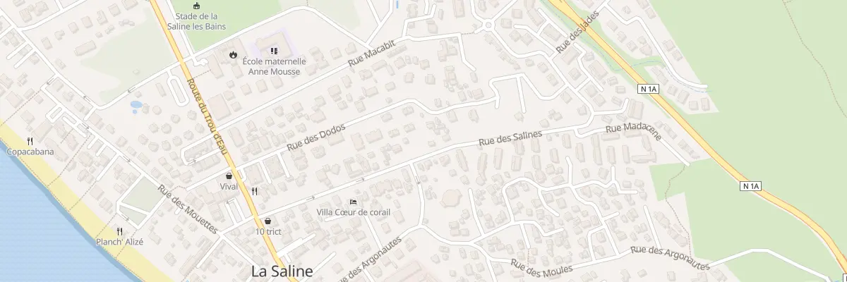 Plan du 21 Rue des Salines à Saint-Paul
