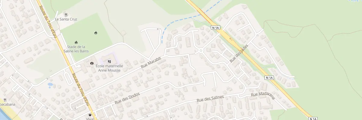 Plan du 9032 Rue des Macabits à Saint-Paul