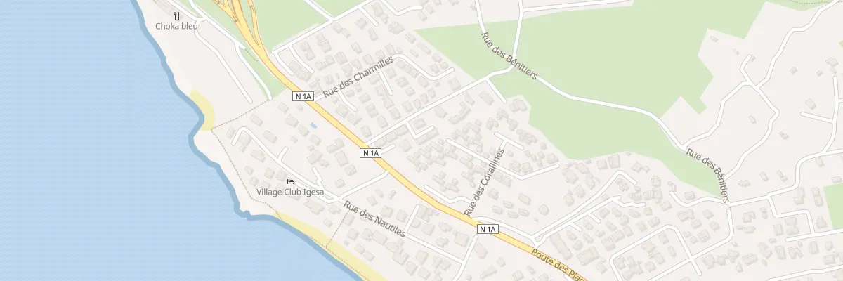 Plan du 2 Rue des Bénitiers à Saint-Paul