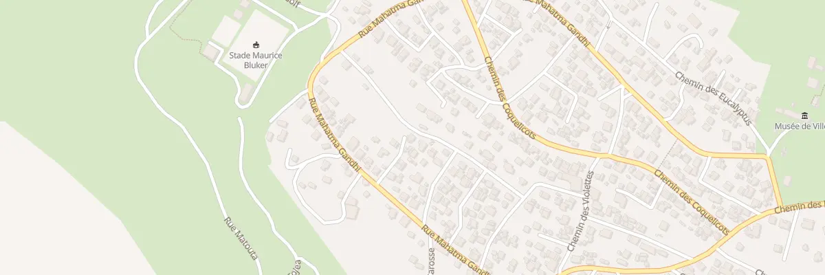 Plan du 109 Rue Mahatma Gandhy à Saint-Paul