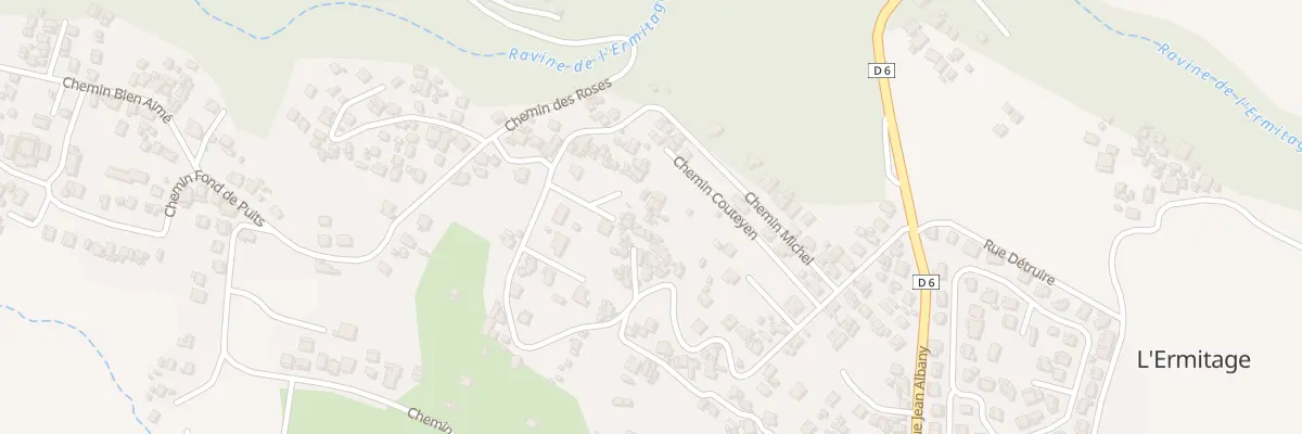 Plan du 136 Che Fond de Puits à Saint-Paul