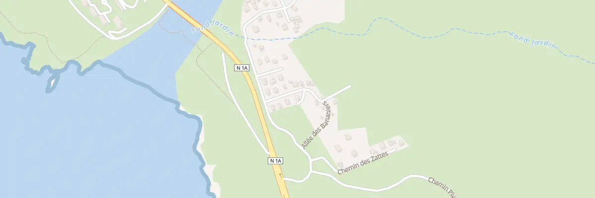 Plan du 8 Che des Bananiers aux Trois-Bassins