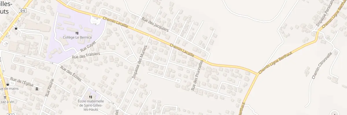 Plan du 8 Rue des Goyaviers à Saint-Paul