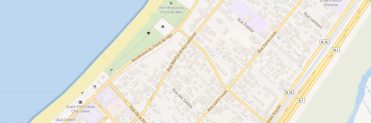 Plan du 146 Rue Marius et Ary Leblond à Saint-Paul
