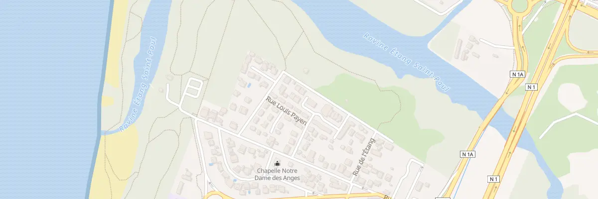 Plan du 17 Rue Flacourt à Saint-Paul