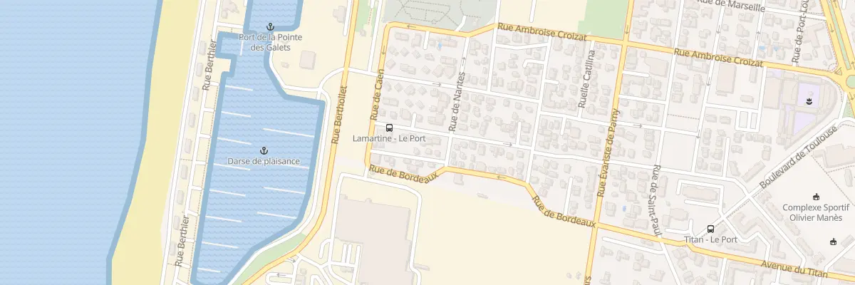 Plan du 10 Rue Lamartine au Port