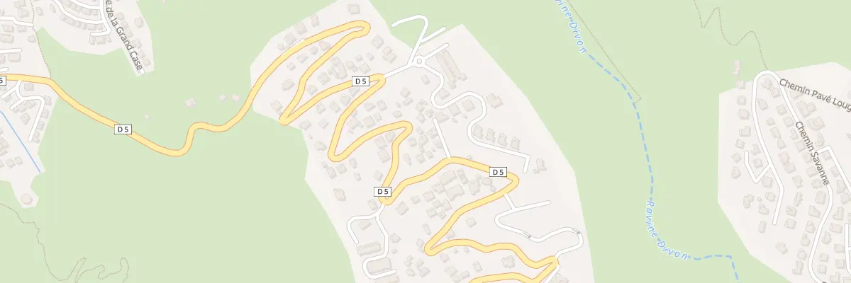 Plan du 112 Che Crève Coeur à Saint-Paul