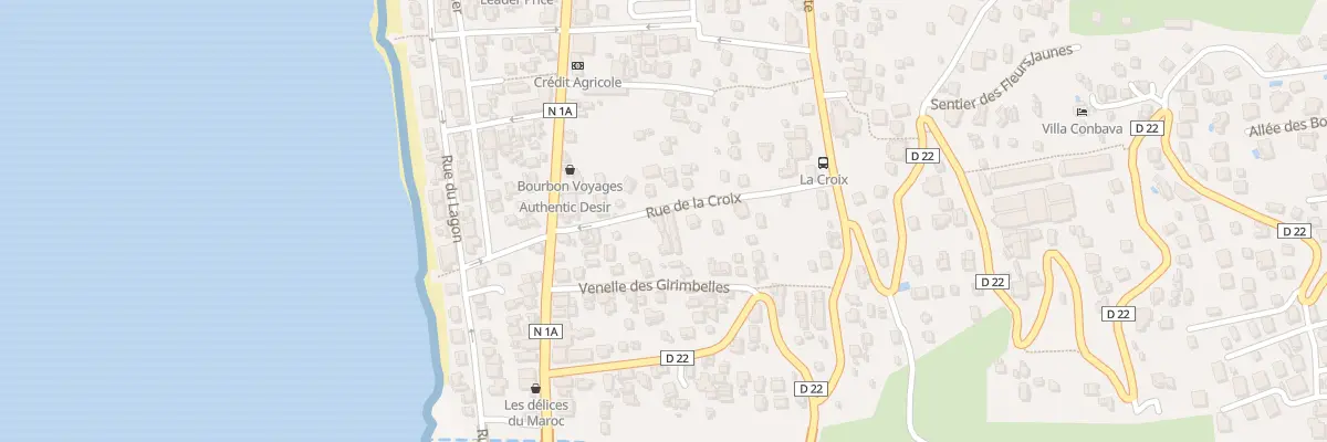 Plan du 14 Rue La Croix à Saint-Leu