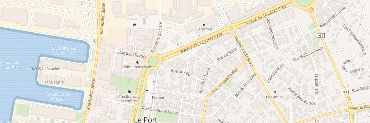 Plan du 2 Rue Jeanne d’Arc au Port