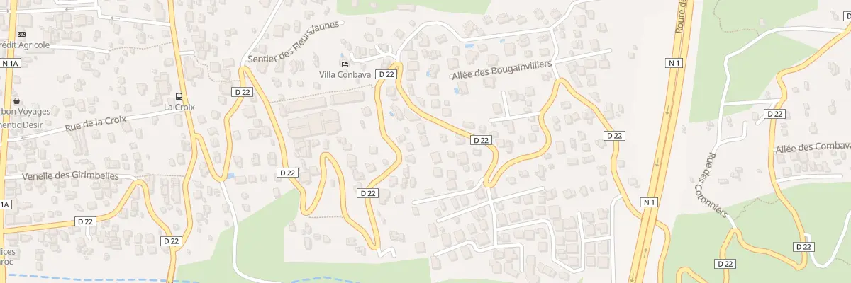 Plan du 282 Che Dubuisson à Saint-Leu