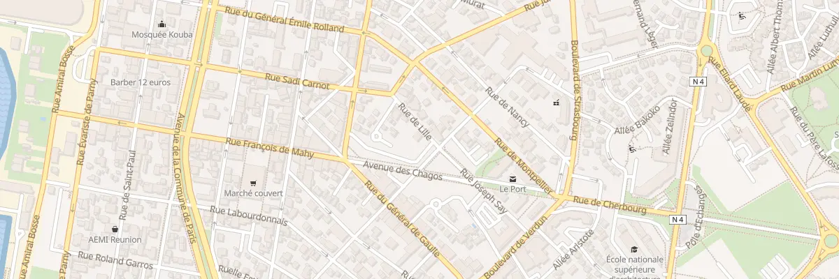 Plan du 6 Rue de Lille au Port