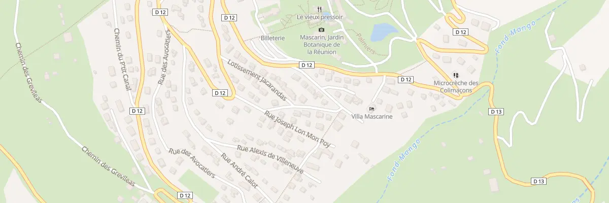 Plan du 20 Lot des Jacarandas à Saint-Leu