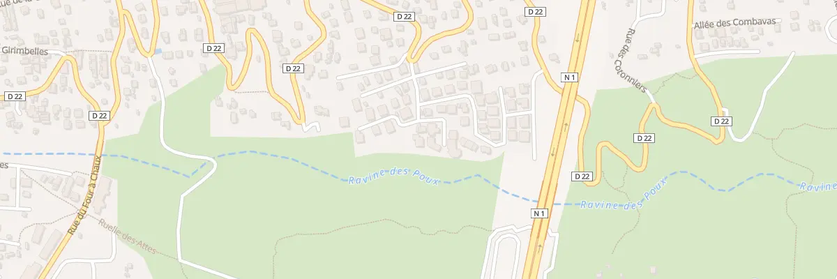Plan du 32 All des Rubis à Saint-Leu