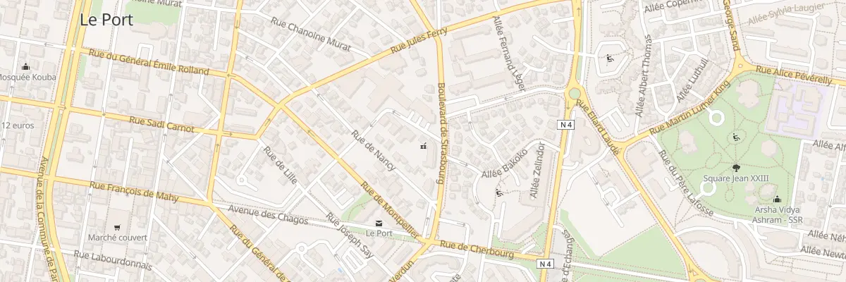Plan du 12 Rue Alsace Lorraine au Port