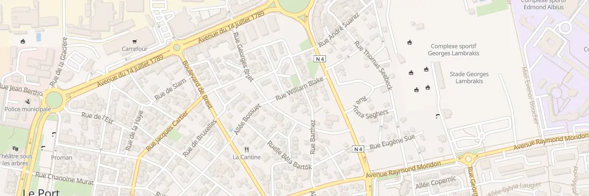 Plan du 17 Rue William Blake au Port