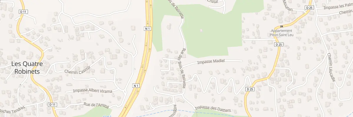 Plan du 87 Rue des Bois de Reinette à Saint-Leu
