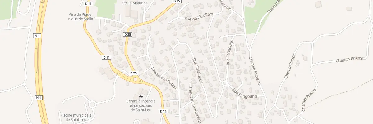 Plan du 24 Rue Cassiopee à Saint-Leu