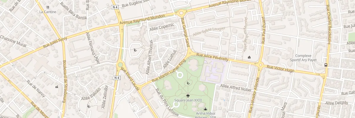 Plan du 6 Rue Martin Luther King au Port