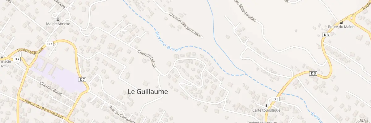 Plan du 6 Che Divon Rive Gauche à Saint-Paul