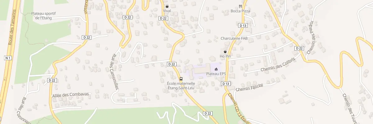 Plan du 775 Che Dubuisson à Saint-Leu