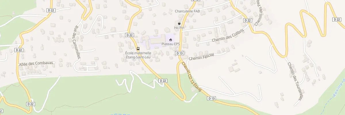 Plan du 833 Che Dubuisson à Saint-Leu