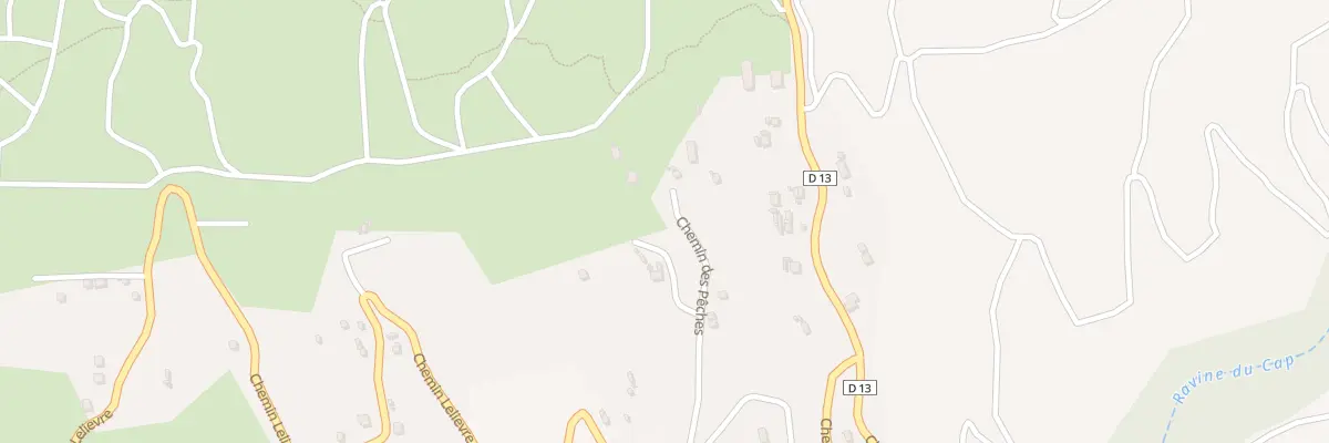 Plan du 55B Che des Peches à Saint-Leu