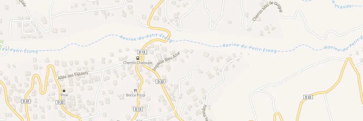 Plan du 420 Rue Henri Begue à Saint-Leu