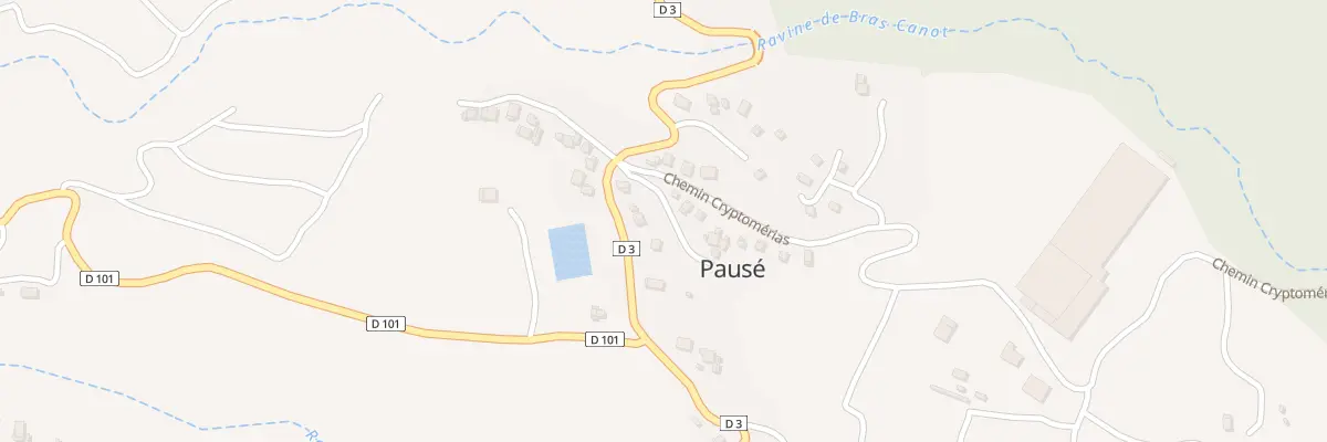 Plan du 6 Che Clairivet à Saint-Paul