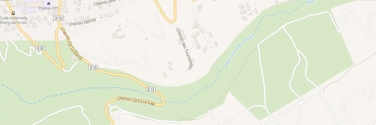 Plan du 36B Che des Tourterelles à Saint-Leu