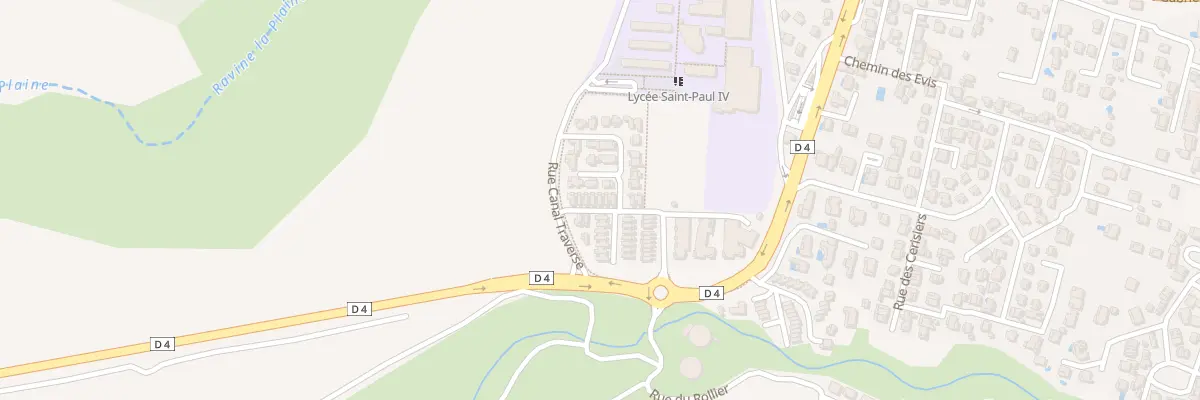Plan du 9 Rue Ti Coq à Saint-Paul