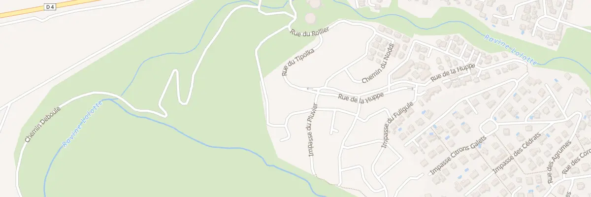 Plan du 30 Rue de la Huppe à Saint-Paul