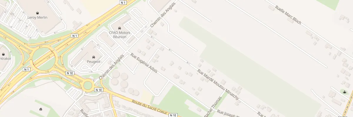 Plan du 135 Rue Mardé Moutou Minatchy au Port