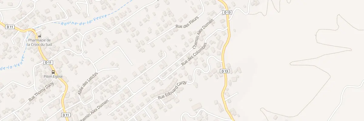 Plan du 7 Rue des Colombes à Saint-Leu