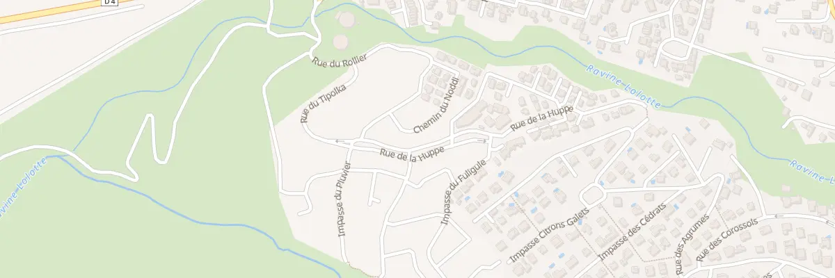 Plan du 8 Che du Noddi à Saint-Paul