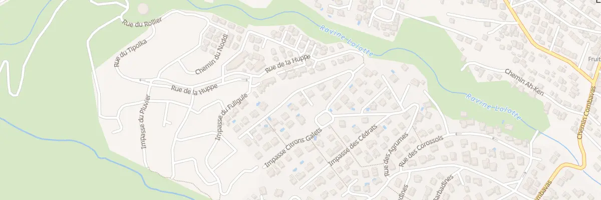 Plan du 25 Rue des Agrumes à Saint-Paul