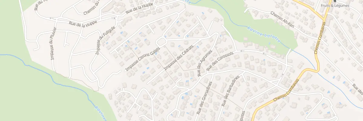 Plan du 5 Rue des Cédrats à Saint-Paul