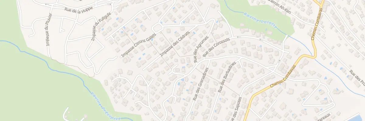 Plan du 6 Che des Pommiers à Saint-Paul