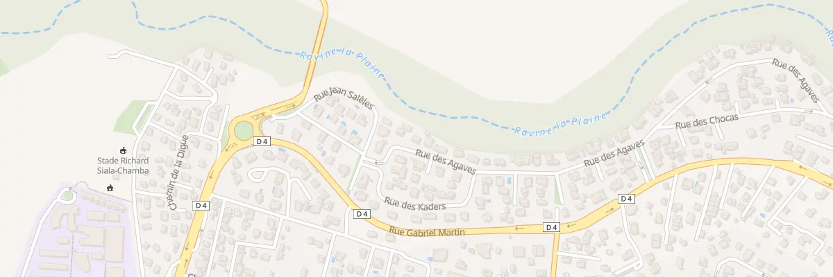 Plan du 7 Rue des Agaves à Saint-Paul