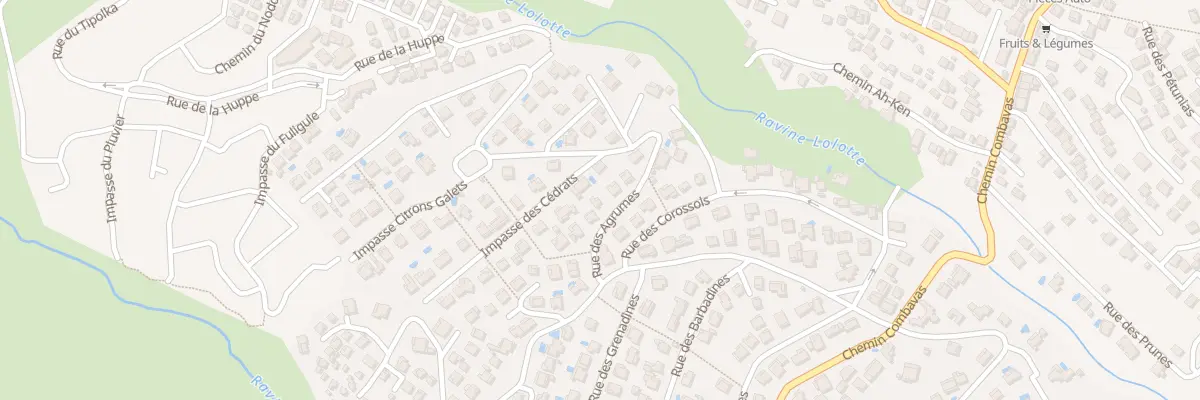 Plan du 5 Rue des Agrumes à Saint-Paul