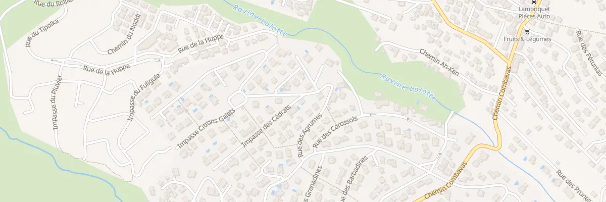 Plan du 1B Rue des Cédrats à Saint-Paul