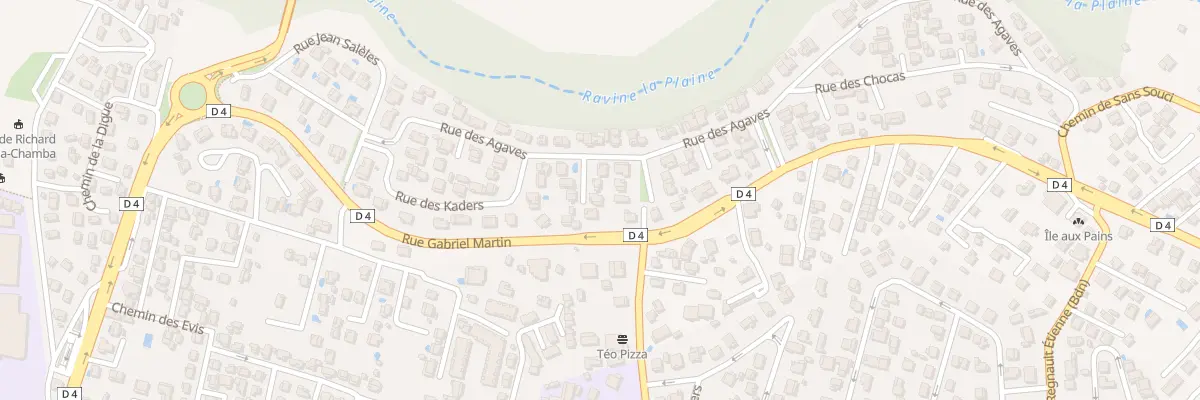 Plan du 26 Rue des Agaves à Saint-Paul
