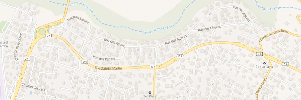 Plan du 32 Rue des Agaves à Saint-Paul