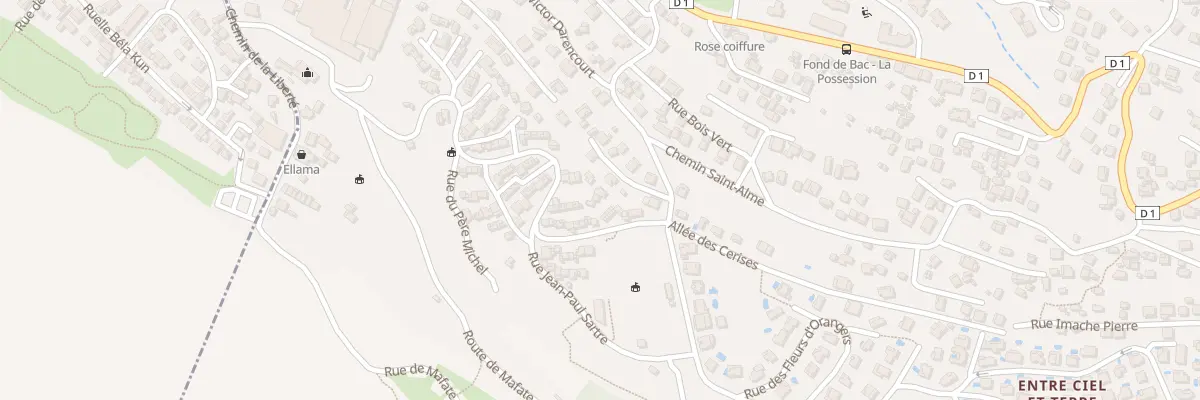 Plan du 34 Rue du Père Michel à La Possession