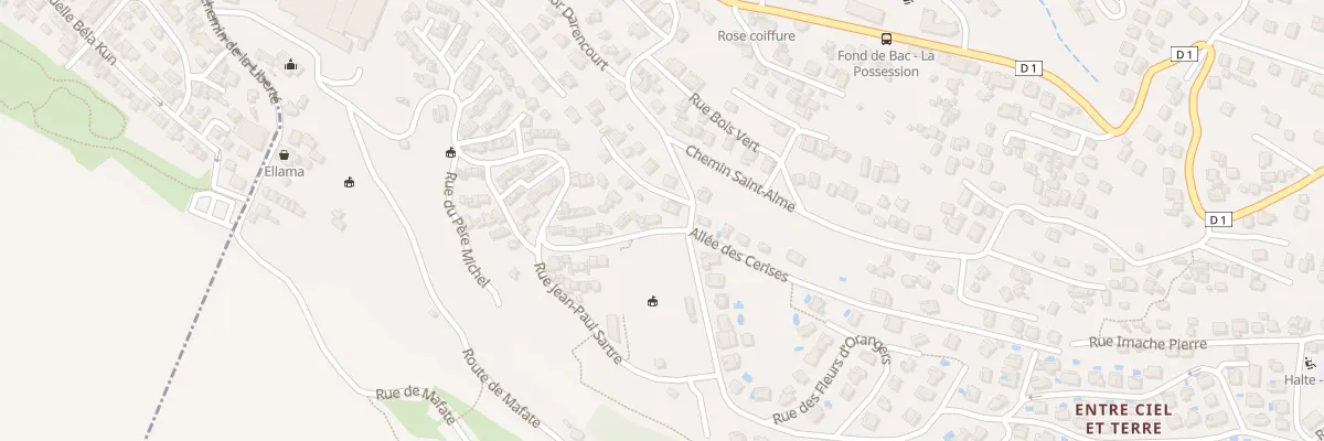 Plan du 2 Rue du Père Michel à La Possession