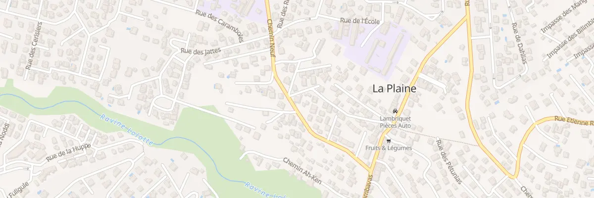 Plan du 43 Che Neuf à Saint-Paul